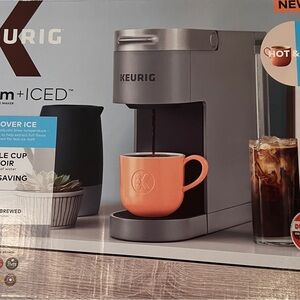 Keurig K-Slim & ICED Single Serve Coffee Maker In Gray NEW sealed box never open
